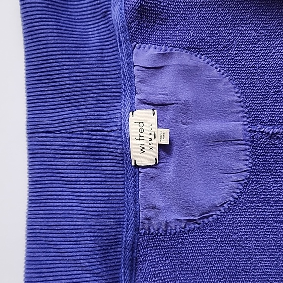 Aritzia Wilfred Diderot Blue Cocoon Cardigan Sweater - Picture 15 of 16